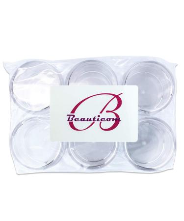 Beauticom 24PC 20G/20ML Clear Jars for Eyeshadow Makeup & Samples - BPA Free Screw Cap - Buy Online on GoSupps.com