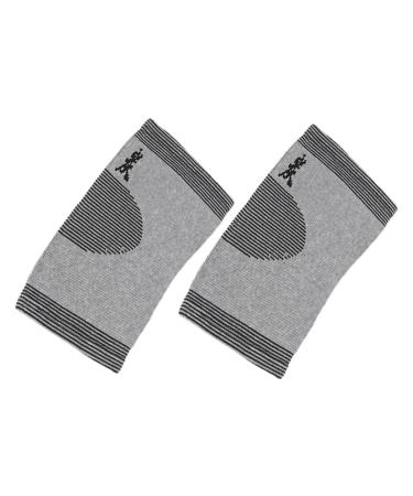 FRCOLOR 2 Pairs Warm Pads Brace Protective Cushion Rodilleras Para Gym Mujer Warm Brace Wraps Protective Sleeves Sleeve Pad Men and Women Support Package 27.00X14.00X0.20CM Light Grey