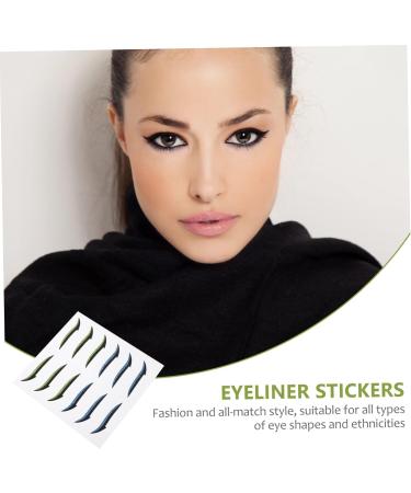 Angoily 36 Pairs Glitter Eyeliner Double Eyelid Tape Shimmer Eyeliner Women Eyeliner Sticker Eye Makeup Tool Green Tape Natural Eyeshadow Eye Skin Sticker Adhesive Tape Miss Flash - Buy Online on GoSupps.com