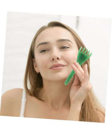 Beavorty 6 STK Hair Comb Massager & Scrubber - Electrical Scalp Tool for Women - Broad Tooth Trigger Point Massage and Face Stone Combing - Buy Online on GoSupps.com