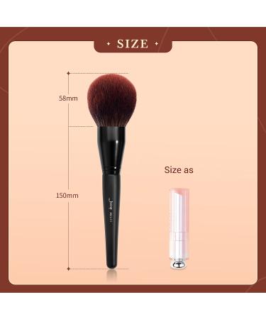 Jessup Large Finishing Mineral Powder Brush | Vegan Face & Body Makeup Brush for Powder, Blush & Bronzer - MUL01 - Buy Online on GoSupps.com