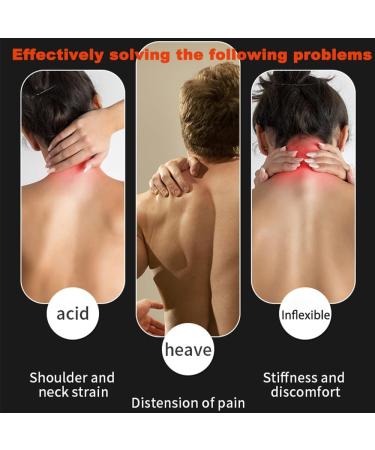 Neck Massage Device with Heat & EMS - Portable Deep Tissue Electrostimulator for Pain Relief | Ideal for Men & Women - Buy Online on GoSupps.com