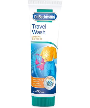 Jsdoin Travel Bottles for Toiletries 90ml 4 Pack Silicone Travel Toiletries Portable Travel Containers Set & Dr. Beckmann Travel Wash + Dr. Beckmann Travel Wash - Buy Online on GoSupps.com