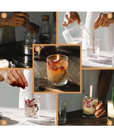 Visgaler 150 Pcs Thickened Wood Wicks for Candle Making | Made in USA | Smokeless Crackling Wooden Wicks with Stand and Extras | 50 Sets with Dry Flower | Premium Quality - Buy Online on GoSupps.com