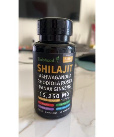 Shilajit Capsules Shilajit for Men & Women with 85+ Trace Minerals 8-in-1 Pure Himalayan Shilajit Supplements for Energy & Endurance Support Stress Less(60 Capsules) - Buy Online on GoSupps.com