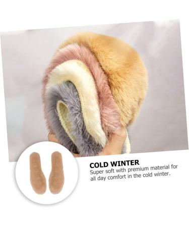FOMIYES Faux Rabbit Fur Insoles - Comfortable Warm Winter Insoles for Adults (2 Pairs) - Cold-Proof Shoe Accessories - Buy Online on GoSupps.com