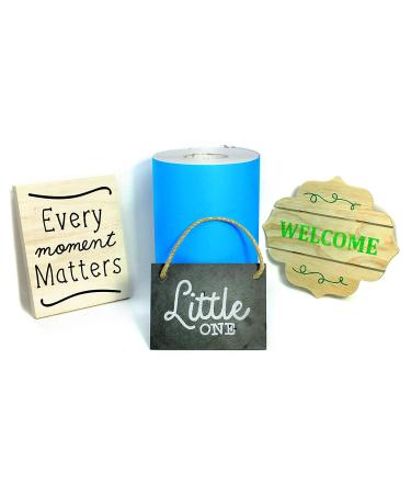 Frisco Craft Blue Stencil Vinyl Film Roll - 12x30 Ft - Compatible with Cricut & CNC Cutting Machines for Cards, Journals, Crafts - Buy Online on GoSupps.com