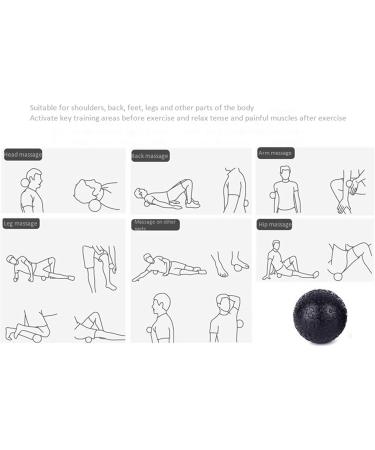 Yangyou 2 Pack Fitness Balls - High Density Massage Balls for Myofascial Release & Deep Tissue Therapy - 10cm Lightweight Training Balls for Yoga & Fitness - Buy Online on GoSupps.com