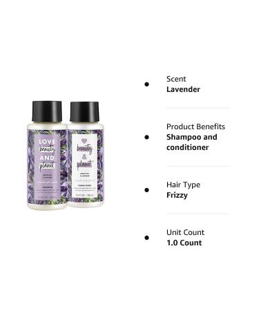 Love Beauty & Planet Argan Oil & Lavender Shampoo & Conditioner Set 13.5oz - Buy Online on GoSupps.com