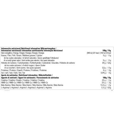 226ERS Pre Workout | Vegan Powder Drink Pre-Workout with L-Arginine AKG HMB Creatine and Beta Alanine Gluten Free Sugar Free and Lactose Free Watermelon Flavor - 300g - Buy Online on GoSupps.com