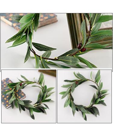 Beaupretty Green Leaf Headband Artificial Green Leaf Crown Eucalyptus Flower Wreath Floral Headband for Women Girls Bridal Bohemian Headpiece Photo Prop - Buy Online on GoSupps.com