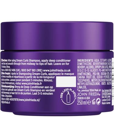 Kao Germany Guhl Frizz Ease dream curls treatment contents 250 ml Dream Curls Deep Conditioner intensively nourishes detangles and smoothes natural curls - Buy Online on GoSupps.com