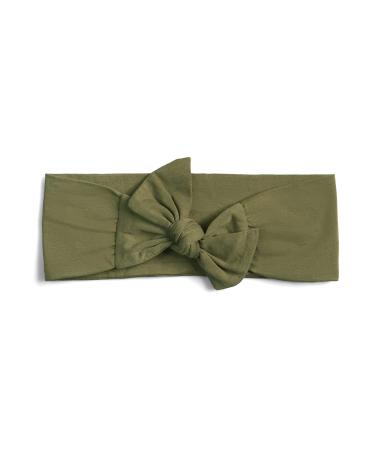 Kitsch Cotton Headband Set - Eco-Friendly Adjustable Tie Headbands for Women | Bow Hair Band & Cotton Head Band | Stylish Head Band Tie for Girls | 2pc Set (Moss) - Buy Online on GoSupps.com