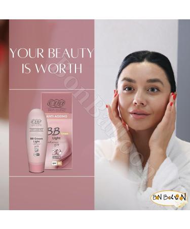 Eva Skin Clinic BB Cream Light 50ml - 5 Instant Effects for Flawless Complexion | International Shipping Available - Buy Online on GoSupps.com
