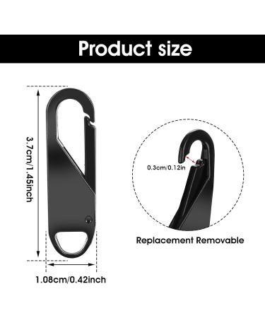 Buy Cobee 12-Piece Metal Zipper Pull Replacement Set | Durable Zipper Tabs for Suitcases & Coats | Removable Gripper Repair Fixers - Buy Online on GoSupps.com