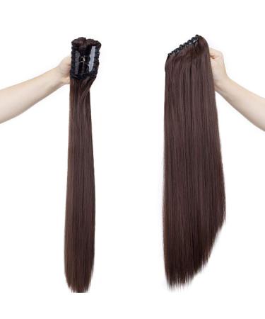 SEGO Ponytail Extension - Heat-Resistant Hair Piece Medium Brown 53cm 140g - Perfect for Natural Looks - Buy Online on GoSupps.com