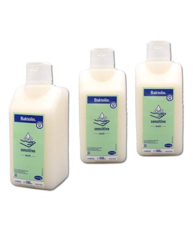 3x 500ml Baktolin Sensitive Waschlotion mit Kamille & Urea im ConsuMed Sparpack**G