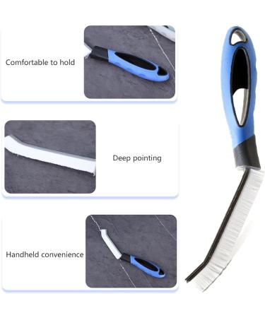 Narrow Gap Cleaning Brush Window Groove Cleaning Brush Hard Bristle Bathroom Scrubber Comfortable Grip - Buy Online on GoSupps.com