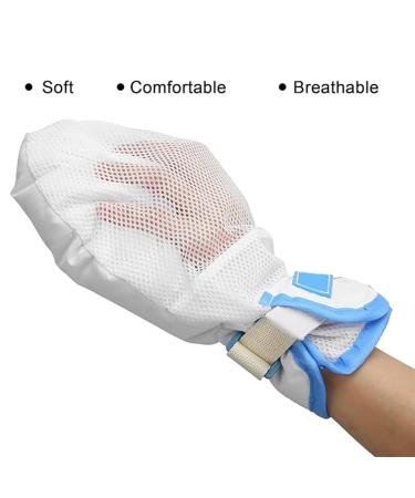 GlcFound Patient Protective Gloves - Thick Sponge Filling Anti-Scratch Breathable Safety Gloves for Seniors - Medical Help & Comfort - Buy Online on GoSupps.com