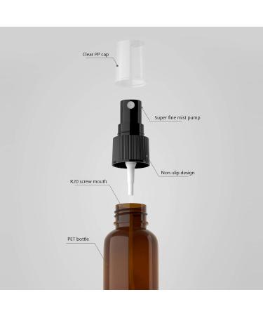 TIANZD 100 Pieces Empty 100 ml Green PET Plastic Fine Mist Pump Spray Bottles with Black Top Portable Sprayer for Perfume Water Cosmetic Travel Containers Refillable 2x Funnel - Buy Online on GoSupps.com