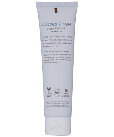 FarmHouse Fresh Coconut Cream Shea Butter Hand Cream - 2 Fl Oz - Buy Online on GoSupps.com