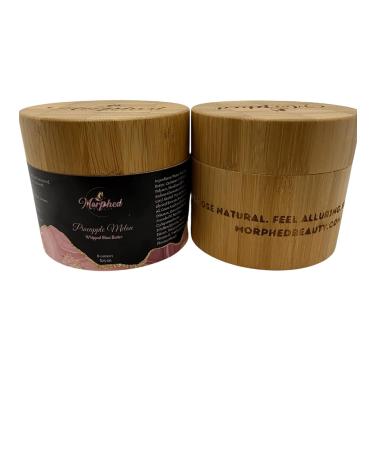 Pineapple Melon Whipped Shea Butter 8 FL OZ | Moisturizing Raw Shea Butter | Non-Greasy & Creamy | Exotic Fragrance for All Skin Types - Buy Online on GoSupps.com