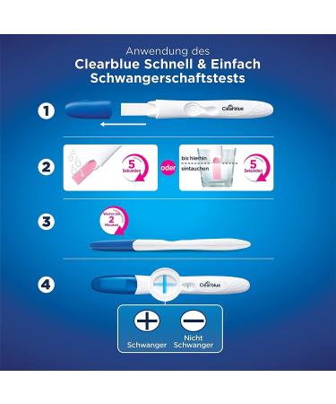 Clearblue Early Detection Pregnancy Test - Over 99% Accurate 1x Pack (25 mIU/ml) for Early Pregnancy Confirmation - Buy Online on GoSupps.com