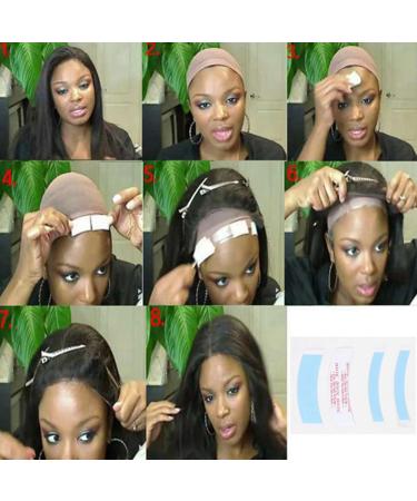 SOFORFREEM 360Pc/Lot Super Strong Double-Layer Tape Wig Adhesive Extended Hair Strip Waterproof for Toupee Lace Wig Tape Film Easy to Use - Buy Online on GoSupps.com