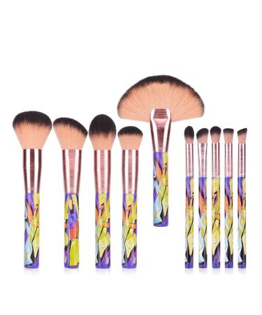 Makeup Brushes Set Wiredrawing Ferrule With Painting Wood Handle Powder Contour Highlighter Facial Make Up Brushes Set