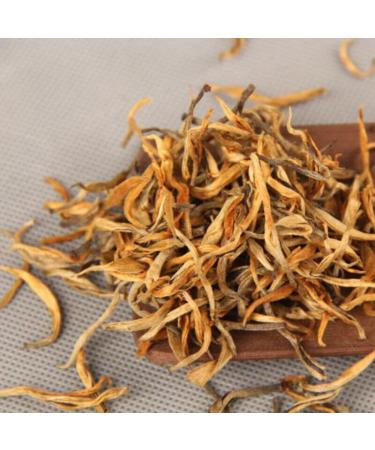 HELLOYOUNG Th Pu'er de printemps Dianhong bourgeon unique biologique du Yunnan chinois Fabriqu traditionnellement la main aliment vert avec une saveur intense Th pu-erh Pu'er Tea (100g) - Buy Online on GoSupps.com