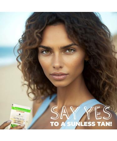 Thermalabs Glow2Go Organic Tanning Towels - Made in USA - Pack of 10 Mini Tan Towelettes Sachet for Sunless Tanning On-the-Go - Buy Online on GoSupps.com