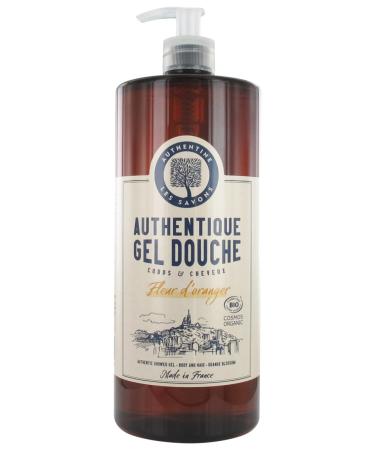 Authentine Authentique Orange Blossom Body & Hair Shower Gel Organic 1 L