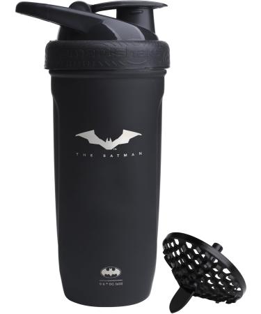 Smartshake Justice League Reforce Batman Shaker Bottle 900ml DC Comics Stainless Steel Water Bottle Batman Gifts for Men