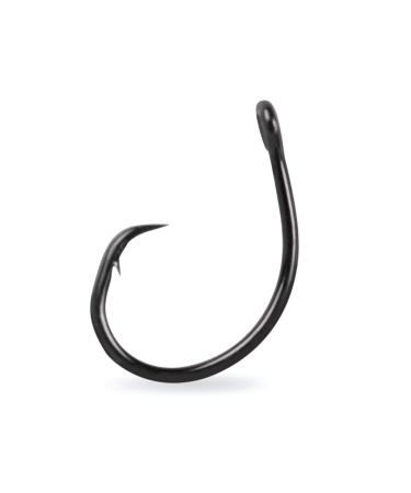 Mustad UltraPoint Demon Wide Gap Perfect In-Line Circle 1 Extra Fine Wire Hook | For Catfish, Carp, Bluegill to Tuna | Saltwater or Freshwater Fishing Hooks | Gear and Equipment Size 5/0, Pack of 25 Black Nickel