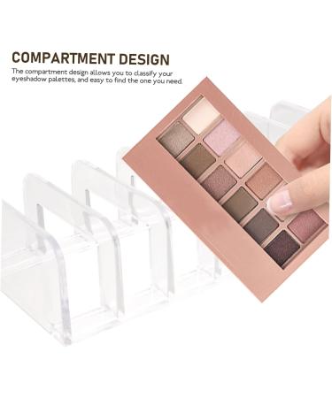 Housoutil Eye Shadow Storage Box Clear Cosmetic Case Makeup Stand Organizer Makeup Pallet Countertop Organizer - Buy Online on GoSupps.com