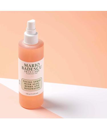 Mario Badescu Facial Spray With Aloe Herbs And Rosewater 8oz (236ml) Rose 236 ml (Pack of 1) - Buy Online on GoSupps.com
