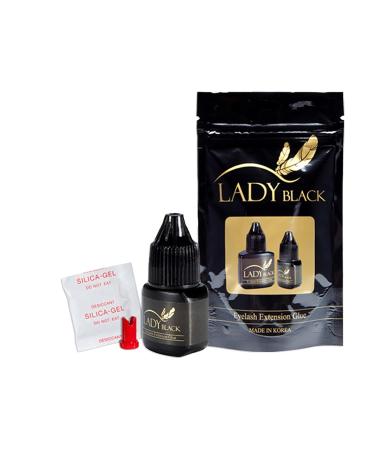 5g Lady Black Eyelash Extension Adhesive | Fast Drying, Long Lasting Retention | Sky Glue with Eyepatch - Buy Online on GoSupps.com