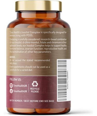 Inositol Complex Capsules | PCOS Support with Myo & D Chiro-Inositol | 180 Capsules | Enhanced with Folate & Chromium | Vegan Friendly | UK Made - Buy Online on GoSupps.com