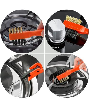 2 PCS Wire Brush Set with Curved Handle - Perfect for Cleaning Basketball Shoes & Removing Rust from Grills - Buy Online on GoSupps.com