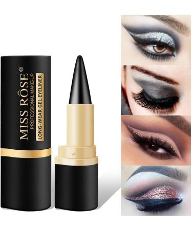 Misrose Cross Border waterproof eyeliner Eyeliner matte quick dry eyeliner single head rich eyeliner (1 2.5g) 1 1 ml (Pack of 1) - Buy Online on GoSupps.com