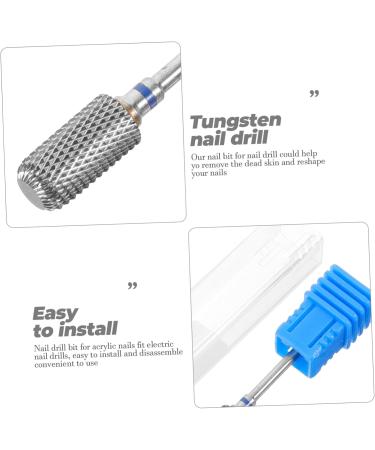 Mikinona Nail Drill Bits for Acrylic Nails Cuticle Drill Bits for Manicure Cuticle Drill Bits for Nails Manicure Nail Bit Manicura Removal Remover Tungsten Nail Drill Cone Tungsten Steel - Buy Online on GoSupps.com
