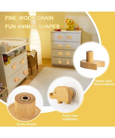 Ortviai 8-Piece Children's Wardrobe Set | Wooden Clothes Hooks & Antique Handles | Durable Kids Furniture - Buy Online on GoSupps.com