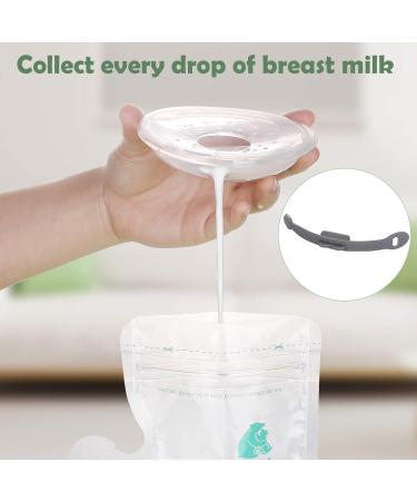Lictin Silicone Breast Shells - 2PCS Nursing Cups for Sore Nipples with 10pcs Breast Milk Storage Bags - Buy Online on GoSupps.com