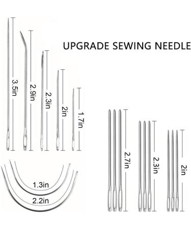 OVLORT Upholstery Repair Kit 29-Pack - Leather Craft Tool Kit for Leather Repair - Sewing Needles, Thread, Tape Measure - DIY Leather Hand Stitching Tool Set - Buy Online on GoSupps.com
