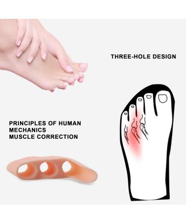 Small Toe Separator - ANGGREK 7 Pairs 3-Hole SEBS Hallux Valgus Toe Corrector Tool for Pain Relief & Skin Brightening - Buy Online on GoSupps.com