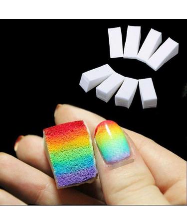 8Pcs Nail Soft Sponges for Color Fade Manicure Nail Art Accessories - Buy Online on GoSupps.com