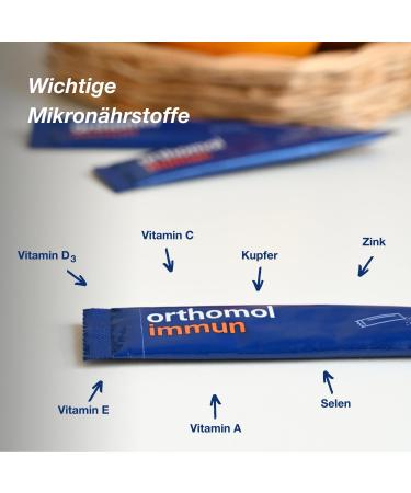  Orthomol orthomol immun Orange Direct Granules Portion Sachets 30 pcs - Buy Online on GoSupps.com
