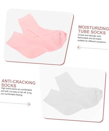 Housoutil 2 Pairs Anti-split Socks Moisturizing Gel Socks Hydrating Socks High Ankle Socks Comfortable Socks Cotton Socks for Women Feet Moisturizer Socks Feet Care Socks Spa Miss - Buy Online on GoSupps.com
