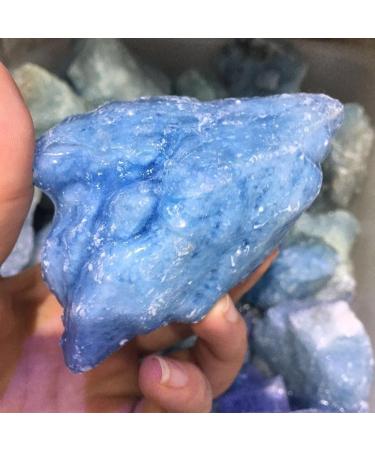 Crystal Large Size Natural Raw Aquamarine Quartz Crystal Rough Rock Gemstone Natural Gemstones and Minerals Suitable for Home Office Decoration FUZEGRDLI - Buy Online on GoSupps.com