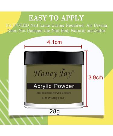 28g/box Spring Green Mint Orange Hot Pink Acrylic Nail Manicure Powder - HJ-NAP017 - Buy Online on GoSupps.com
